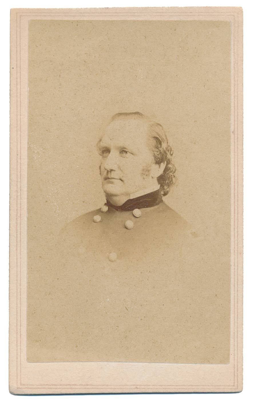 BUST VIEW CDV OF NEW YORK OFFICER