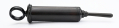 LARGE CIVIL WAR HARD RUBBER SYRINGE