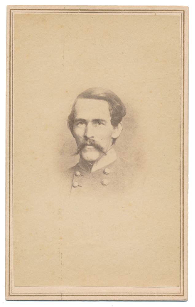 NICE BUST CDV OF GENERAL ROBERT E. RODES BY A RICHMOND PHOTOGRAPHER 