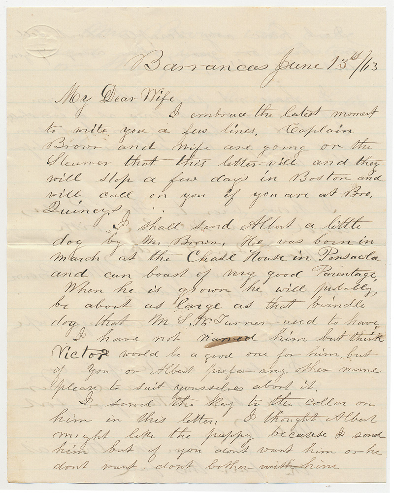 JUNE 1863 UNION SOLDIER LETTER—BREVET BRIGADIER  GENERAL  ISAAC DYER, 15TH MAINE INFANTRY