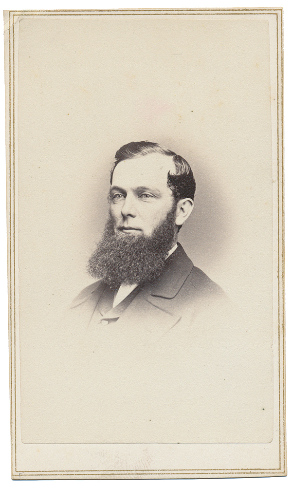 CDV OF SAMUEL W. TANNER, 44TH NY INF. & 12TH NY CAV.