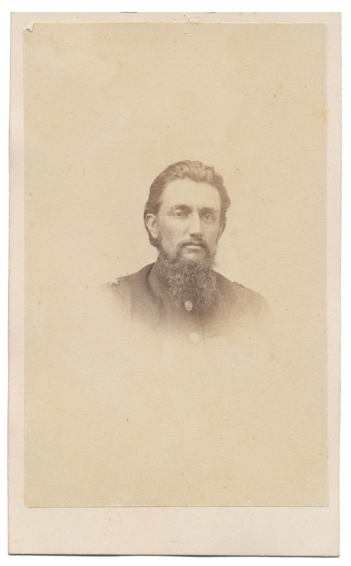 CDV BUST VIEW OF GENERAL JOHN R. RIGGIN, JR. OF GENERAL GRANT’S STAFF