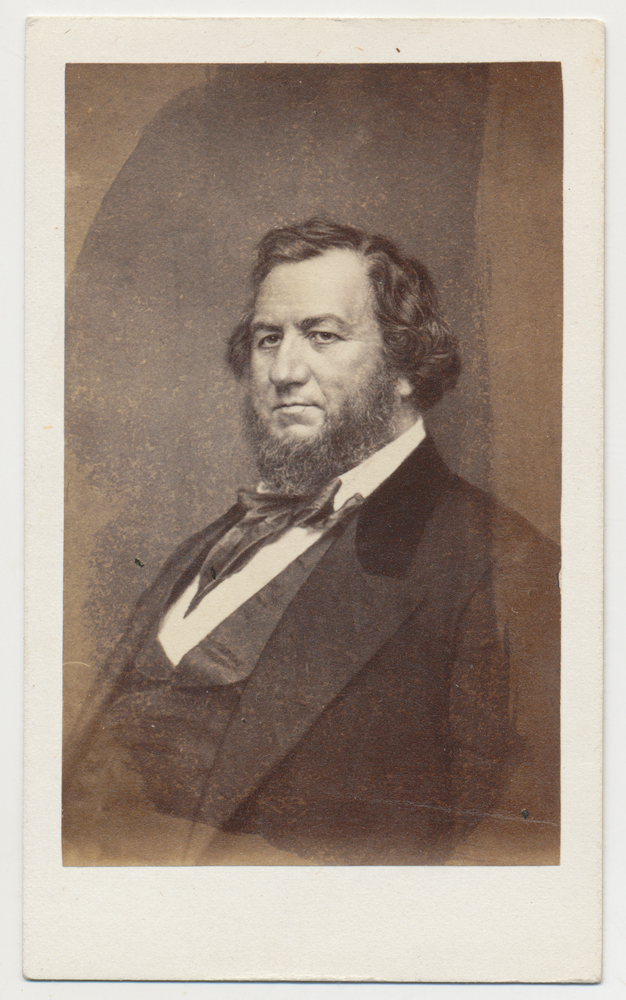 CDV OF GEORGIA GOVERNOR & CONFEDERATE SENATOR HERSCHEL V. JOHNSON