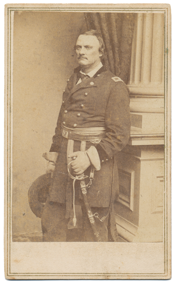 CDV OF GENERAL ISREAL B. RICHARDSON, MORTALLY WOUNDED AT ANTIETAM