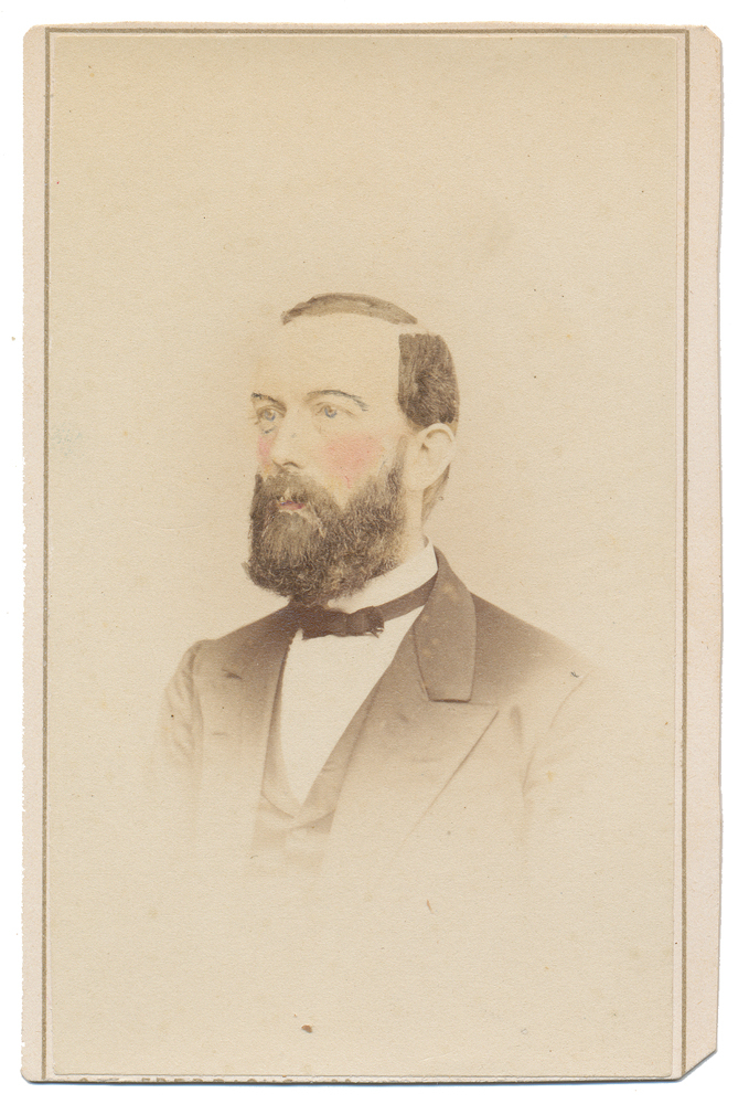 CDV OF CAPTAIN EDWARD GRAHAM OF THE PETERSBURG HORSE ARTILLERY