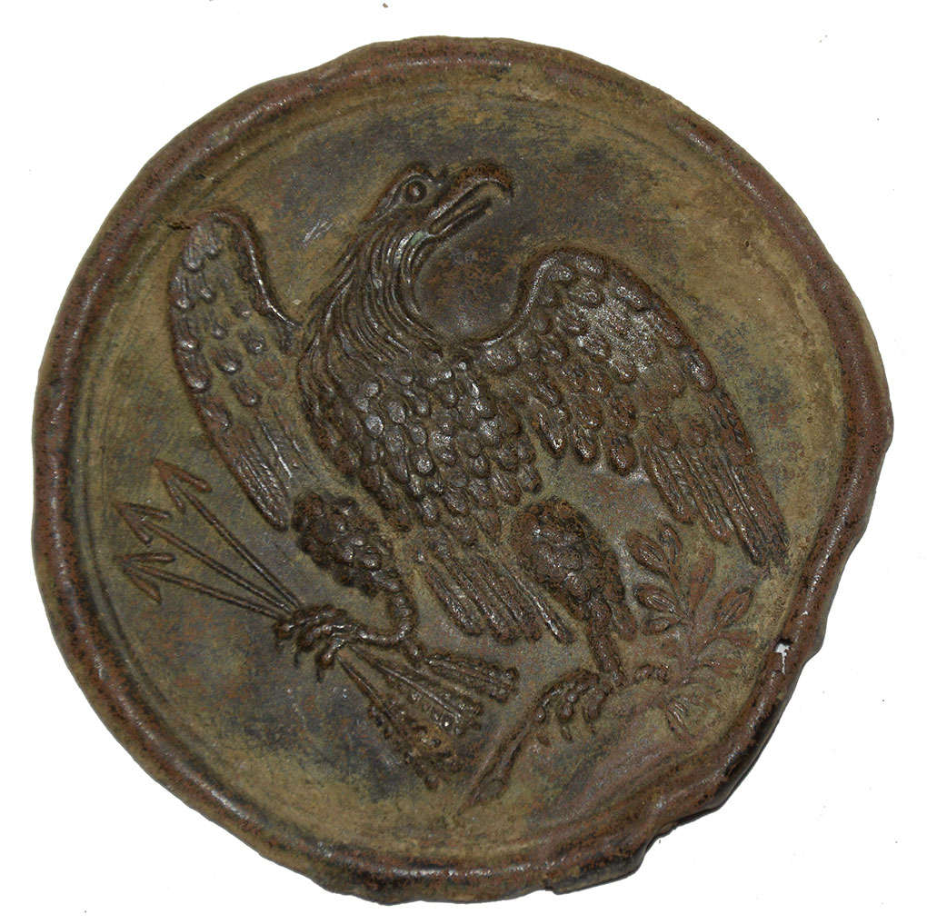 SKIN ONLY OF A US PATTERN 1826 EAGLE BREAST PLATE