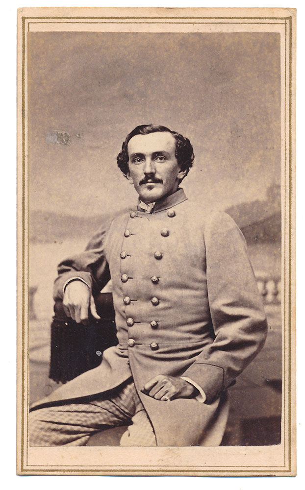 CDV OF CONFEDERATE OFFICER 