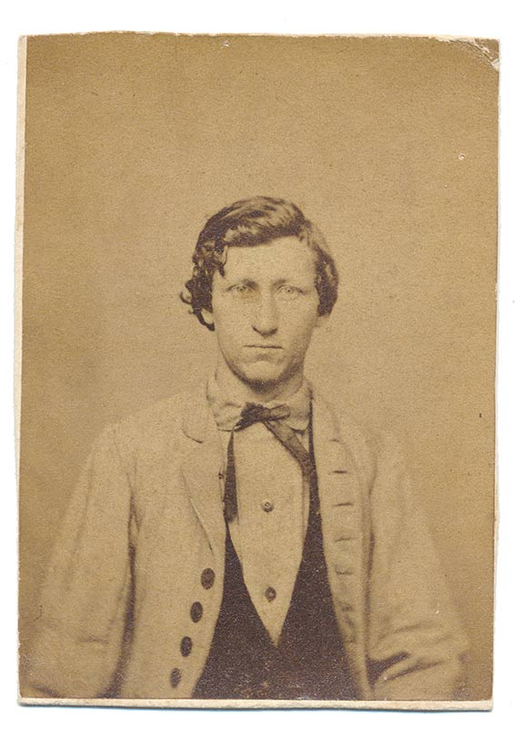 WAIST-UP VIEW OF A POSSIBLE CONFEDERATE SAILOR