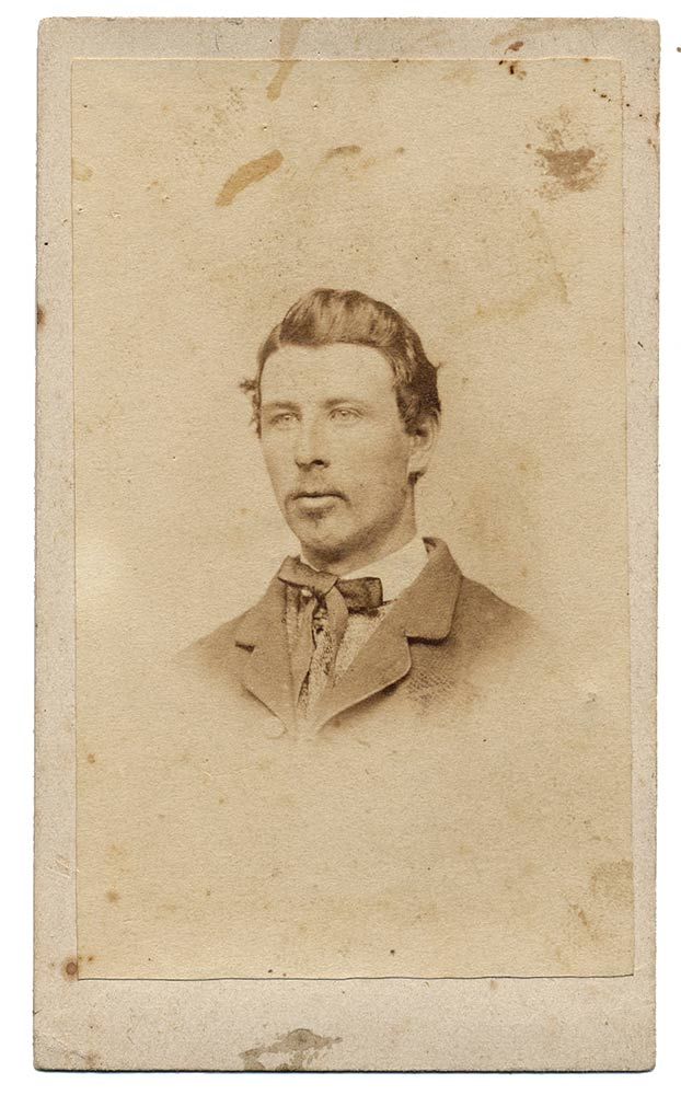 BUST VIEW OF YOUNG MAN FROM NORFOLK, VIRGINIA FROM THE COLLECTION OF THE LATE WILLIAM A. TURNER