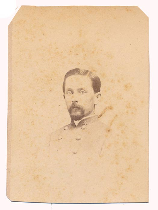UNIDENTIFIED BUST VIEW OF A CONFEDERATE MAJOR