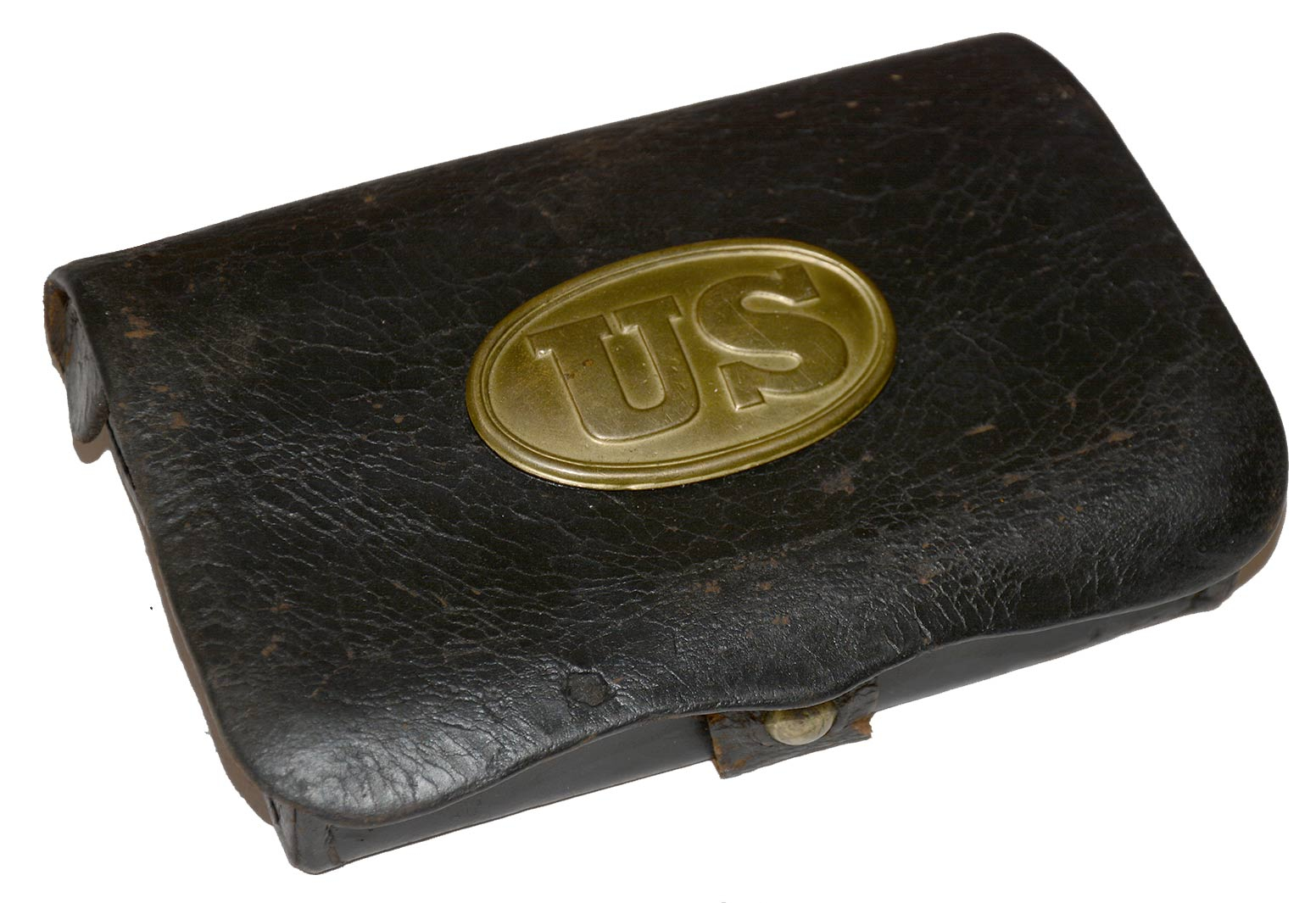US MODEL 1839 PISTOL CARTRIDGE BOX WITH TIN INSERT