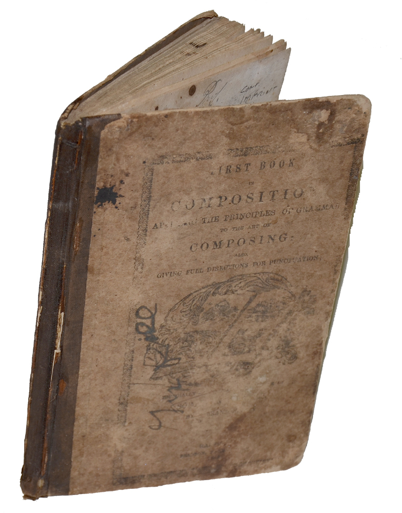 1863 COMPOSITION BOOK, PRINTED IN NORTH CAROLINA