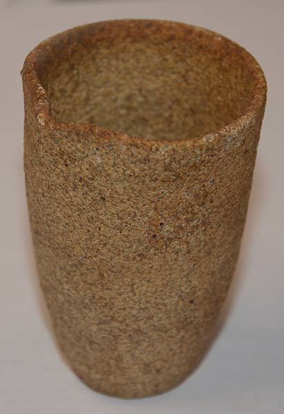 MID 19th CENTURY CRUCIBLE ONCE OWNED BY J. HOWARD WERT