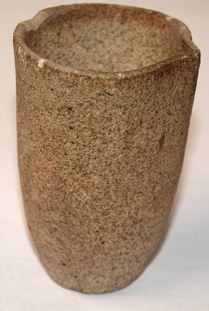MID 19th CENTURY CRUCIBLE ONCE OWNED BY J. HOWARD WERT