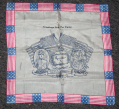 US WORLD WAR ONE SOUVENIR HANDKERCHIEF
