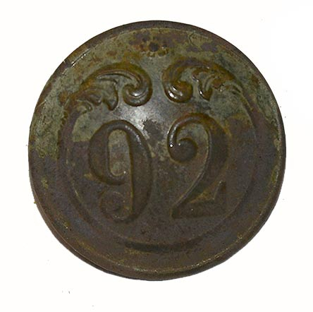 BUTTONS RECOVERED FROM BATTLE OF WÖRTH, 1870 - 78TH AND 92ND FRENCH REGIMENTAL