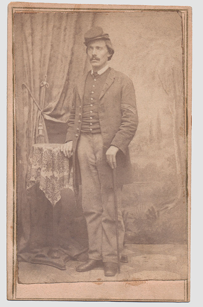 INK ID FULL STANDING VIEW OF 118TH NEW YORK SERGEANT