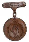 MASSACHUSETTS MINUTEMEN MEDAL OF SERGEANT JAMES W. STANLEY, COMPANY B, 3rd BATTALION, MASS. RIFLEMEN