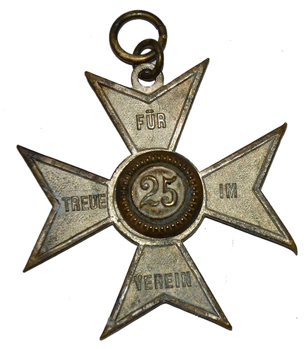 WWI IMPERIAL GERMAN BAVARIAN 25 YEARS SERVICE MEDAL