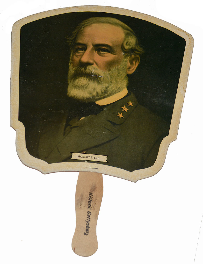 GENERAL ROBERT E. LEE GETTYSBURG SOUVENIR FAN