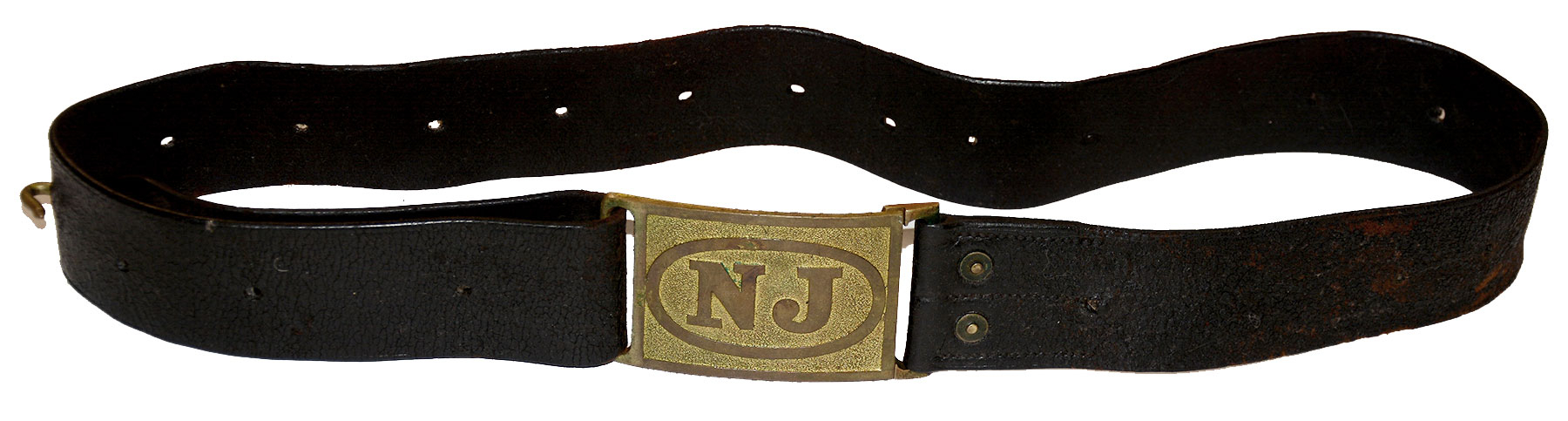 MODEL 1872 NEW JERSEY NATIONAL GUARD BUCKLE AND BELT