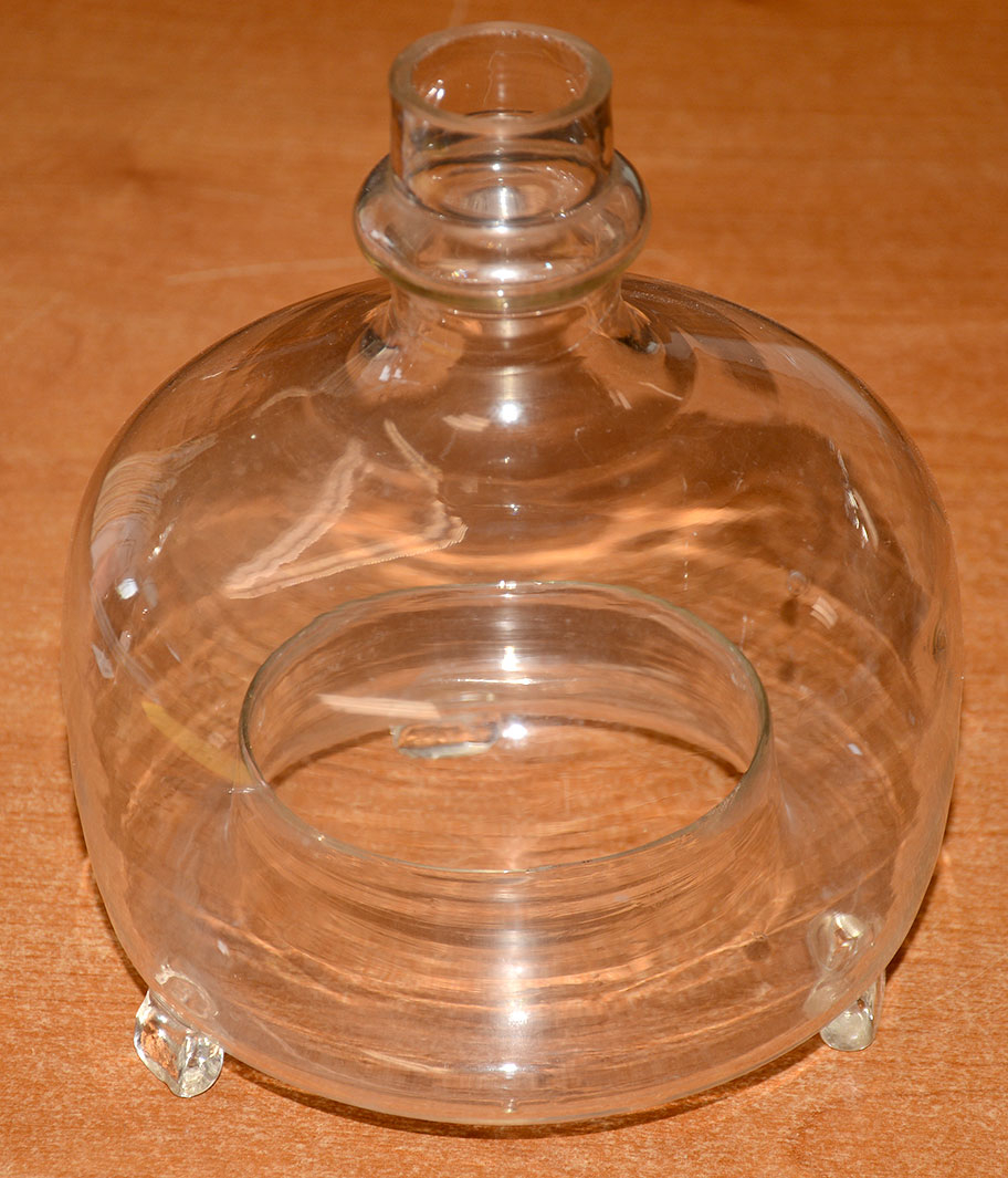 ANTIQUE GLASS FLY CATCHER