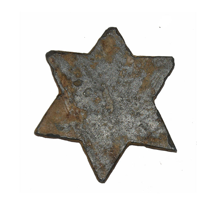 RELIC, HAND-MADE UNION 8TH ARMY CORPS BADGE