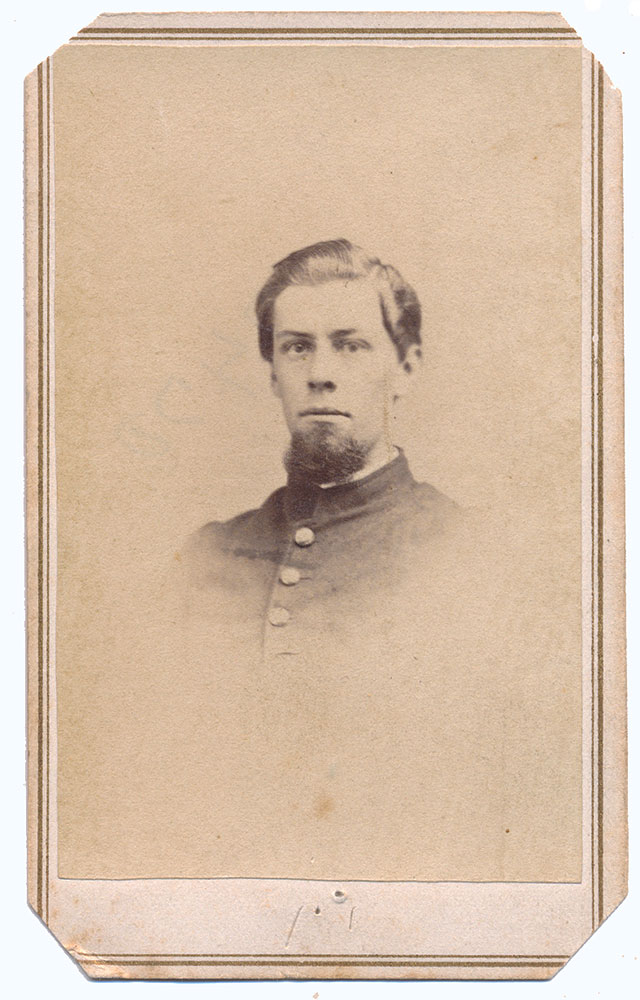 PERIOD INK IDENTIFIED BUST VIEW OF 143RD NEW YORK PRIVATE