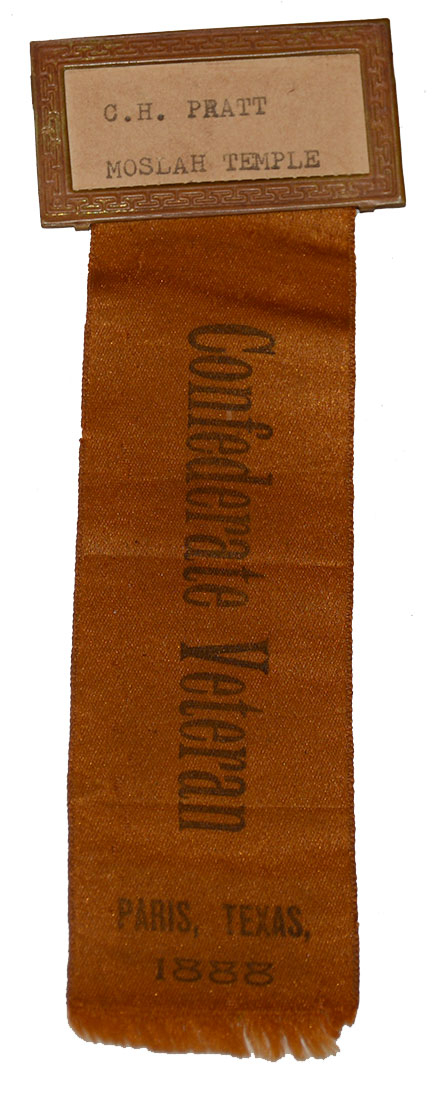 U.C.V. REUNION RIBBON -- PARIS, TEXAS, 1888