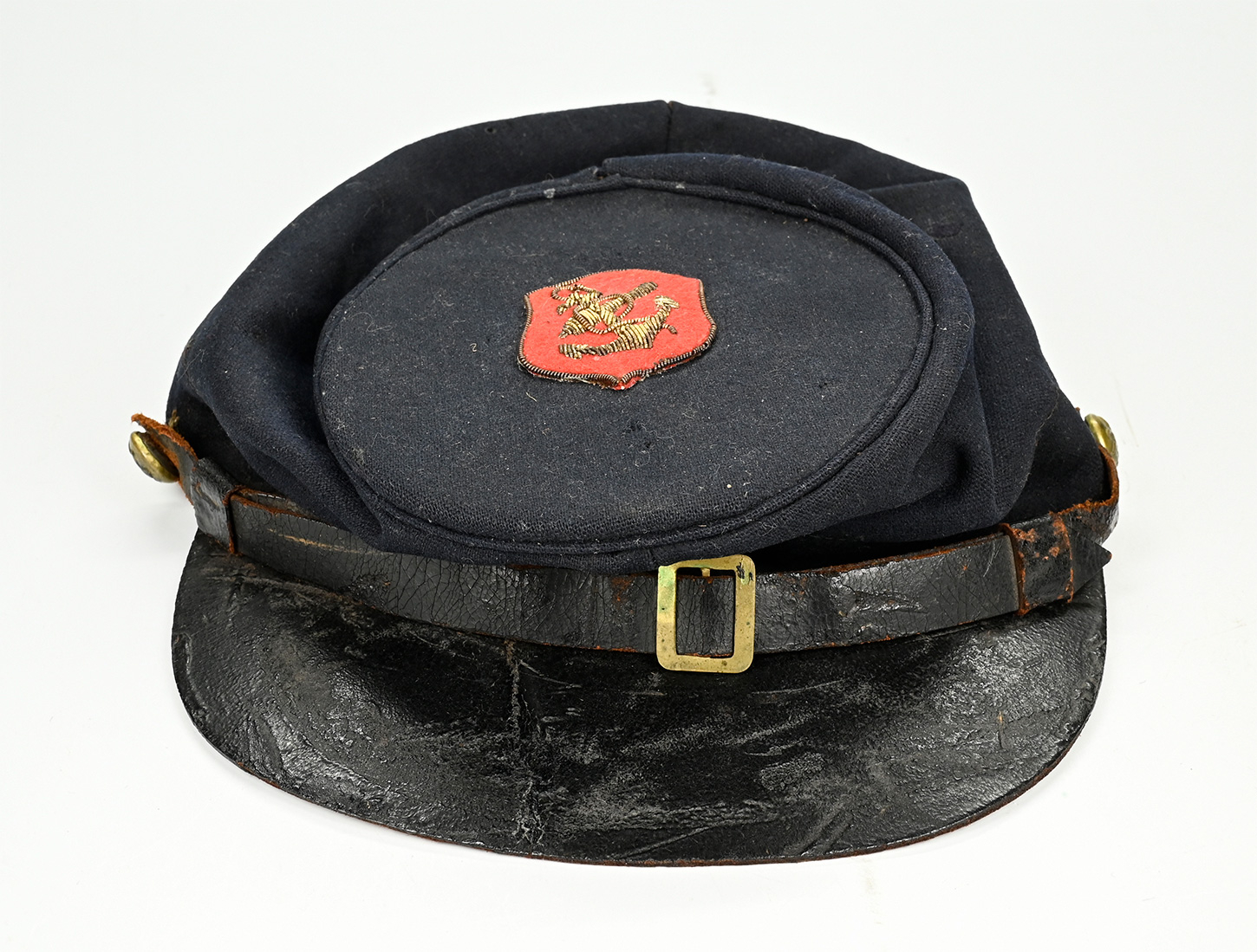 CIVIL WAR BUMMER OR FORAGE CAP WITH NINTH CORPS BADGE