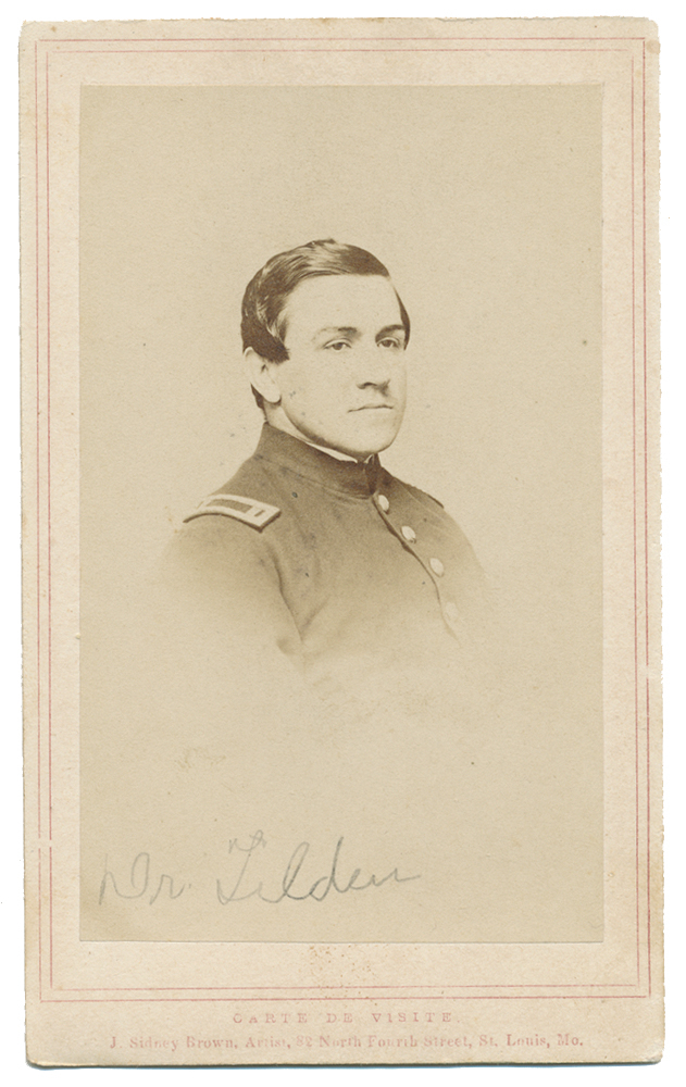 BUST CDV OF UNION ARMY SURGEON WHO WAS LATER AWARDED THE MEDAL OF HONOR 