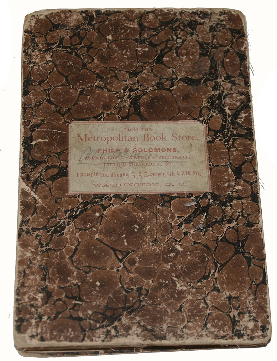 FOLDING MAP OF VIRGINIA – ID’D TO COLONEL JOHN TOWERS, 8th GEORGIA INFANTRY – WIA GETTYSBURG 