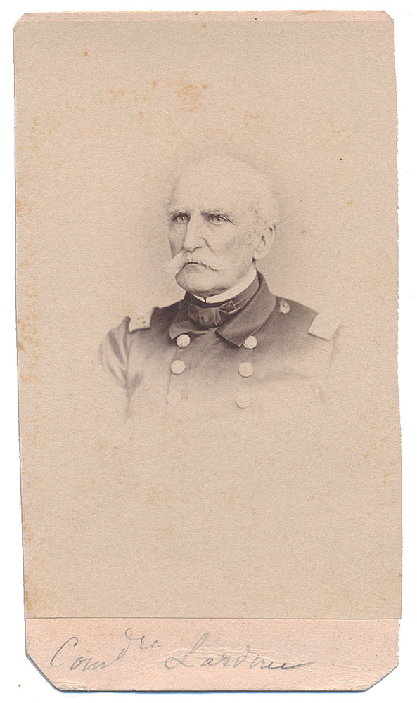 CDV OF COMMODORE JAMES L. LARDNER