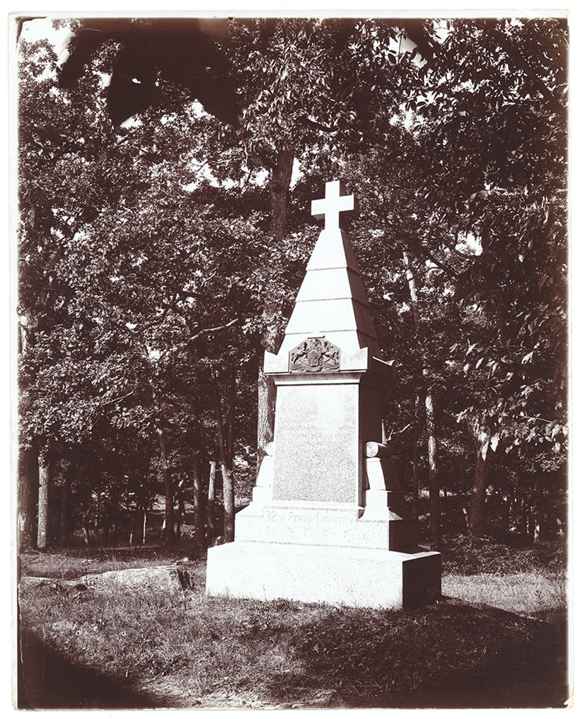 TIPTON GETTYSBURG PHOTO – 82nd PENNSYLVANIA MONUMENT, CULP’S HILL