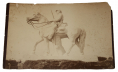 LARGE MOUNTED GETTYSBURG PHOTOGRAPH – 8TH PENNSYLVANIA MONUMENT