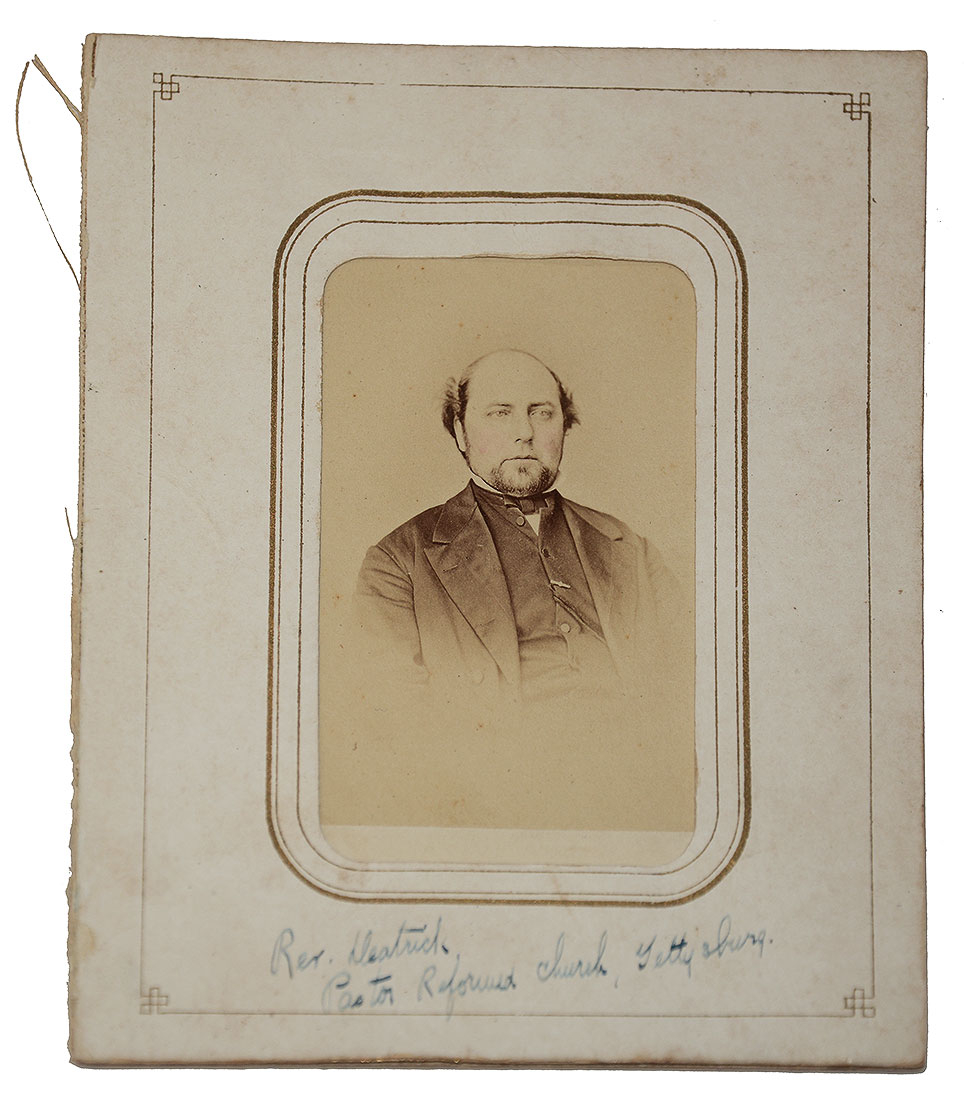 REVEREND W.R.H. DEATRICK- HELD PRISONER BY IMBODEN IN THE GETTYSBURG CAMPAIGN 