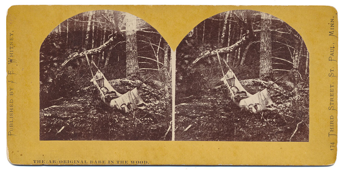 “BABE IN THE WOOD” STEREO CARD
