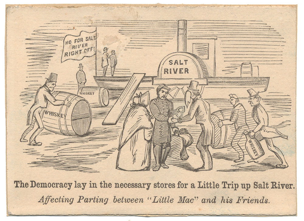1864 ANTI-MCCLELLAN CAMPAIGN AD