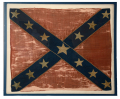MORTON’S BATTERY FLAG OF FORREST’S CAVALRY: EX-GUNTHER COLLECTION, CHICAGO HISTORICAL SOCIETY, & TEXAS CIVIL WAR MUSEUM