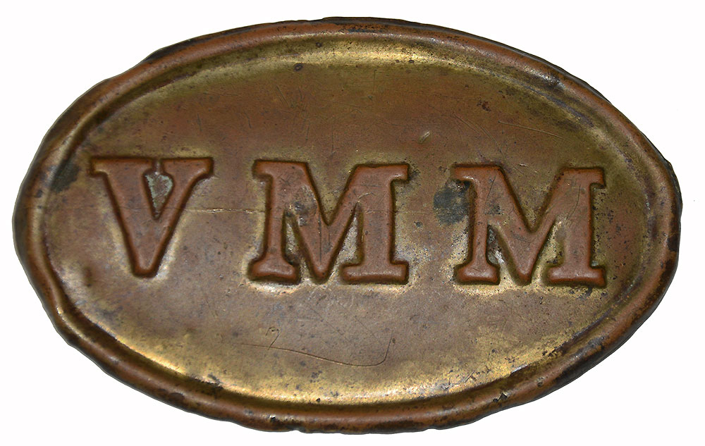 MAINE VOLUNTEER MILITIA CARTRIDGE BOX PLATE