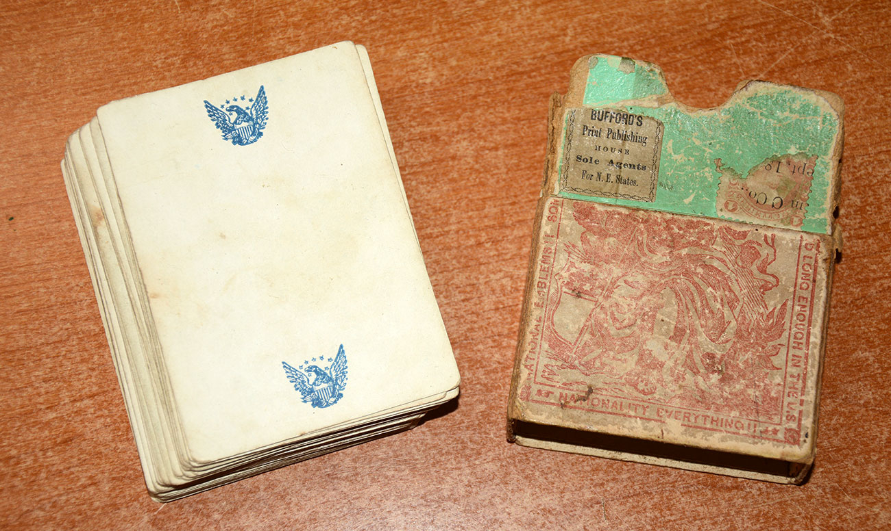 FULL SET 1862 PATENT AMERICAN CARD COMPANY “UNION PLAYING CARDS”