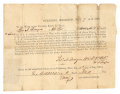 SCARCE VICKSBURG PAROLE: LT.  COL. T. A. BURGIN, COMMANDER OF THE 3rd MISSISSIPPI BATTALION, STATE TROOPS 