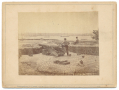 SMALL ALBUMEN PRINT OF FORTIFICATIONS AT GLOUCESTER BY BRADY