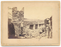 SMALL ALBUMEN PRINT OF CHAIN BRIDGE BY BRADY