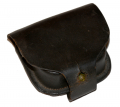 EXCELLENT CONDITION CIVIL WAR CAP BOX BY HAEDRICH WITH INSPECTOR STAMP, WOOL AND PICK