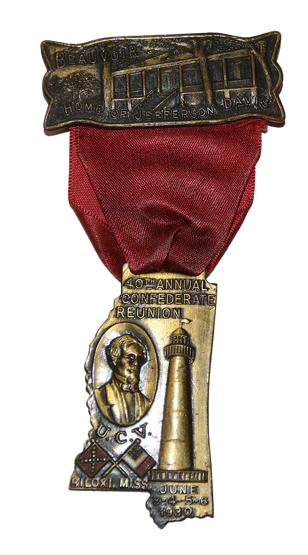 1930 UCV REUNION BADGE – BILOXI, MS