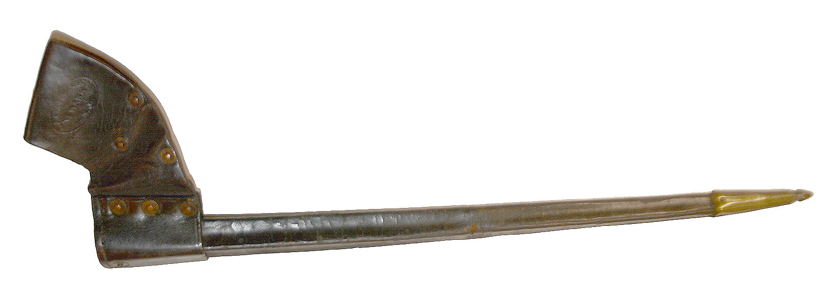US PATTERN 1863 8-RIVET BAYONET SCABBARD BY CROSSMAN OF NEWARK
