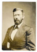 SILVER PRINT CIVILIAN VIEW OF CONFEDERATE GENERAL ROBERT DOAK LILLEY BY RICHMOND PHOTOGRAPHER, COOK & SONS