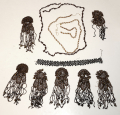LOT OF LATE 19TH CENTURY JEWELRY AND TRIMMING