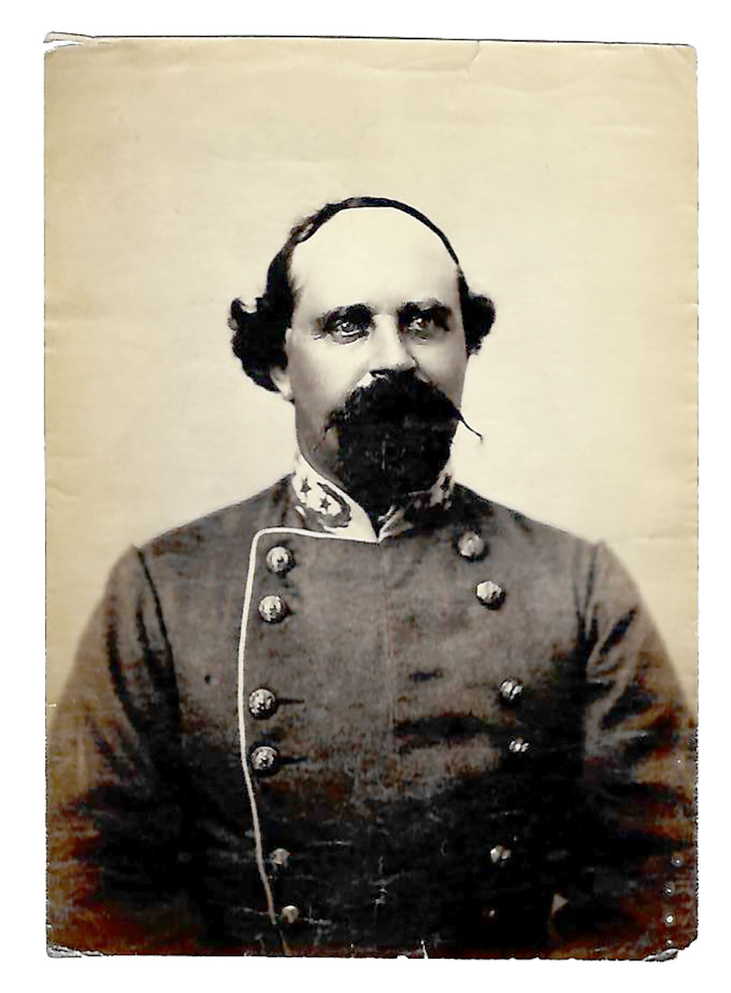 UNMOUNTED ALBUMEN PHOTOGRAPH OF CONFEDERATE GENERAL BEVERLY HOLCOMBE ROBERTSON BY RICHMOND PHOTOGRAPHER, GEORGE COOK & SONS